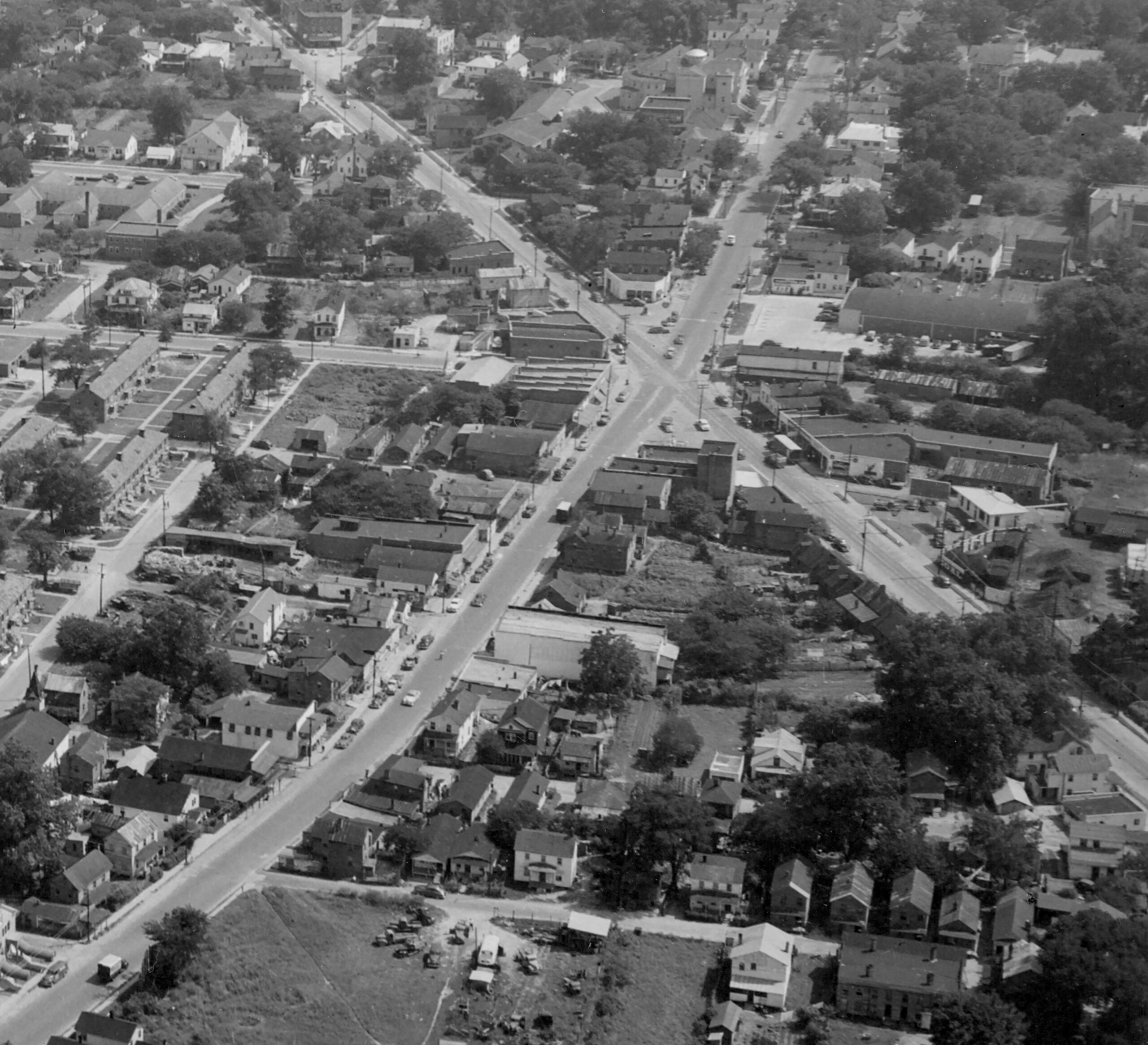 Aerial View of Five Points
